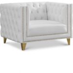 Michelle Vegan Leather Upholstered Chair