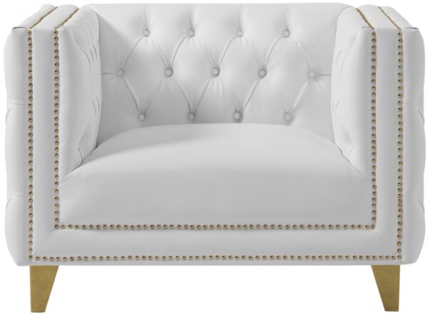 Michelle Vegan Leather Upholstered Chair