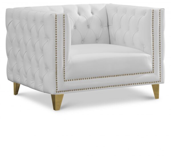 Michelle Vegan Leather Upholstered Chair