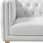 Michelle Vegan Leather Upholstered Chair