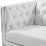 Michelle Vegan Leather Upholstered Chair