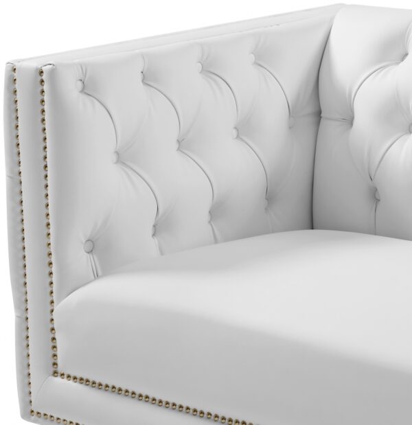 Michelle Vegan Leather Upholstered Chair