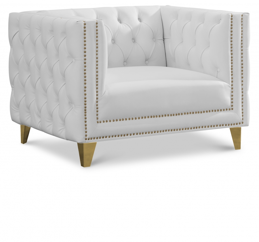 Michelle Vegan Leather Upholstered Chair