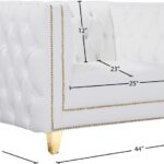Michelle Vegan Leather Upholstered Chair