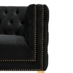 Michelle 90" Velvet Upholstered Sofa