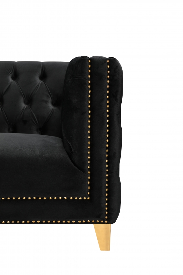 Michelle 90" Velvet Upholstered Sofa