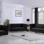 Michelle 90" Velvet Upholstered Sofa