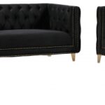 Michelle 90" Velvet Upholstered Sofa
