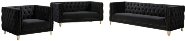 Michelle 90" Velvet Upholstered Sofa