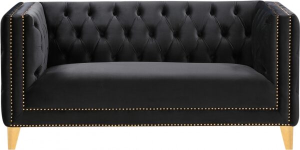 Michelle 66" Velvet Upholstered Loveseat