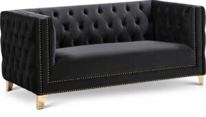 Michelle 66" Velvet Upholstered Loveseat