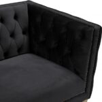 Michelle 66" Velvet Upholstered Loveseat
