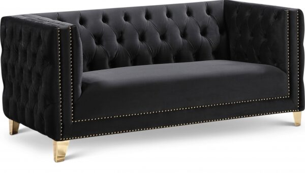 Michelle 66" Velvet Upholstered Loveseat