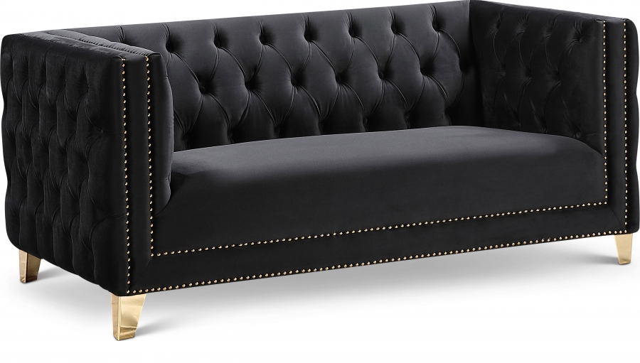Michelle 66" Velvet Upholstered Loveseat