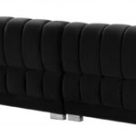 Gwen 143" Velvet Upholstered 3pc. Sectional