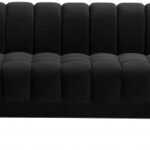 Gwen 143" Velvet Upholstered 3pc. Sectional