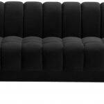 Gwen 143" Velvet Upholstered 3pc. Sectional