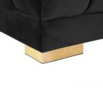 Gwen 143" Velvet Upholstered 3pc. Sectional