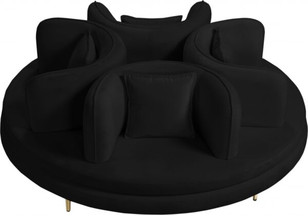 Circlet 72" Velvet Upholstered Roundabout Sofa