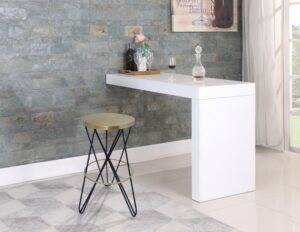 Mercury Iron Bar Stool