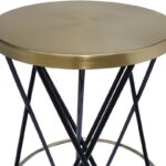 Mercury Iron Bar Stool