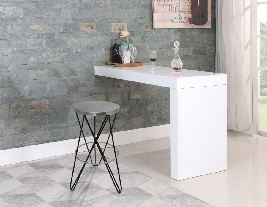 Mercury Iron Bar Stool