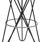 Mercury Iron Bar Stool
