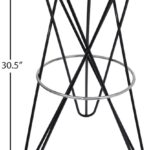 Mercury Iron Bar Stool