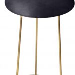 Ring Velvet Upholstered Counter Stool