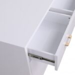 Excel Lacquer Finish And Stainless Steel Sideboard / Buffet