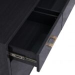 Excel Lacquer Finish And Stainless Steel Sideboard / Buffet