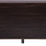 Excel Zebra Wood Veneer And Stainless Steel Sideboard / Buffet