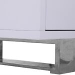 Excel Lacquer Finish And Stainless Steel Sideboard / Buffet