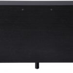 Excel Lacquer Finish And Stainless Steel Sideboard / Buffet