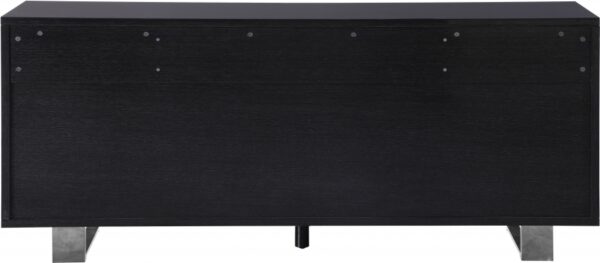Excel Lacquer Finish And Stainless Steel Sideboard / Buffet