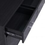 Excel Lacquer Finish And Stainless Steel Sideboard / Buffet