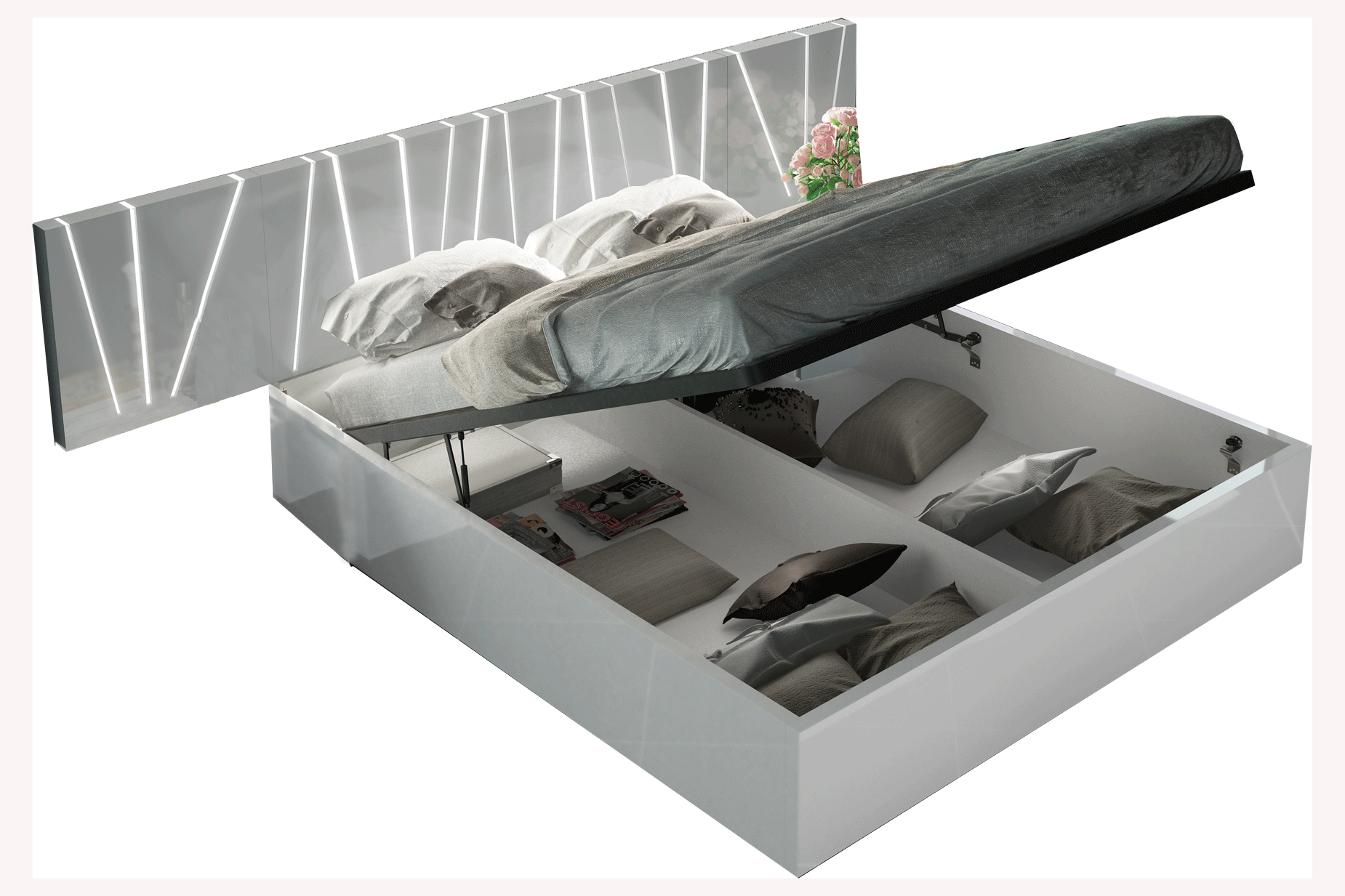 Ronda SALVADOR Storage Bed King size