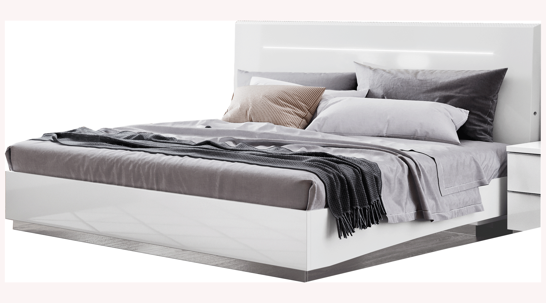 Onda Bed QS "Legno"