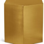 Hexagon Iron End / Side Table