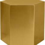 Hexagon Iron End / Side Table