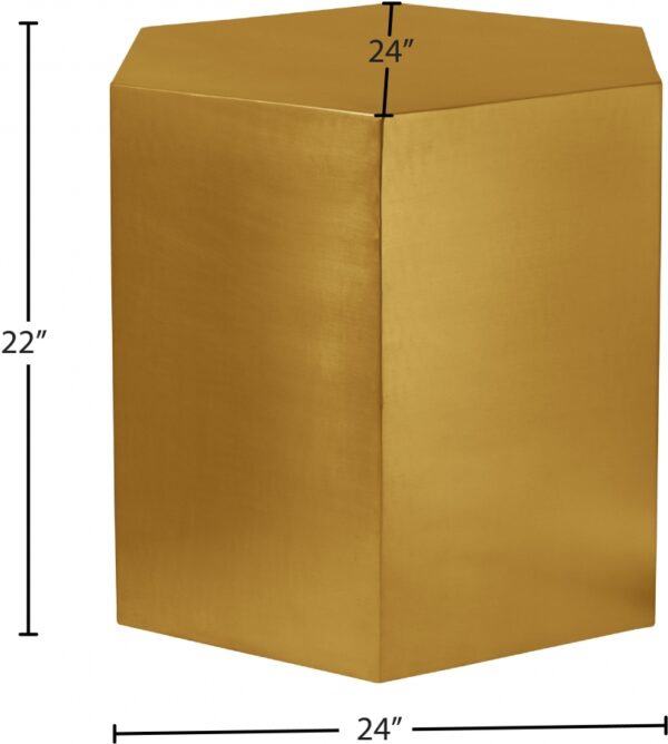 Hexagon Iron End / Side Table