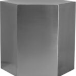 Hexagon Iron End / Side Table