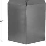 Hexagon Iron End / Side Table