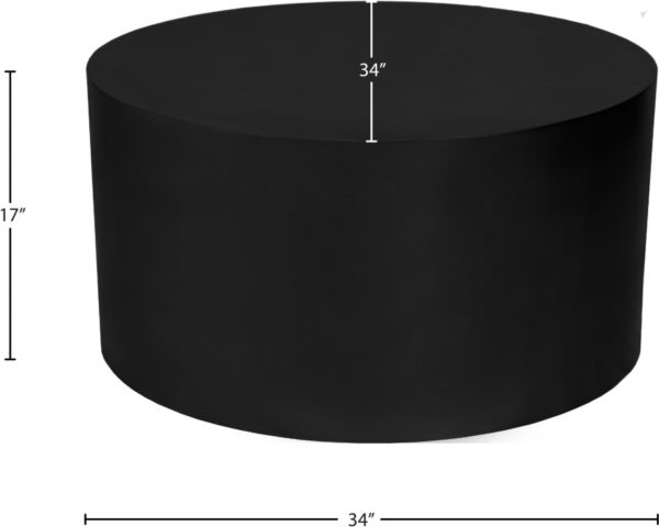 Cylinder Iron Coffee Table
