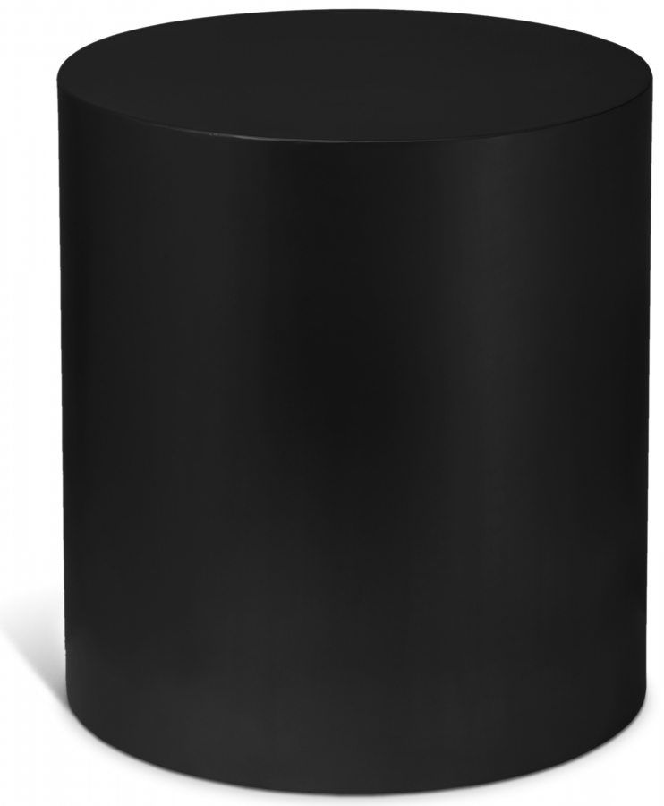 Cylinder Iron End / Side Table