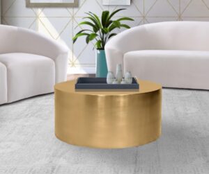 Cylinder Iron Coffee Table