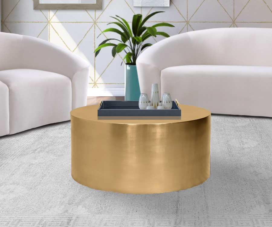 Cylinder Iron Coffee Table
