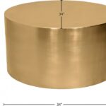 Cylinder Iron Coffee Table