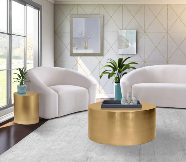 Cylinder Iron Coffee Table