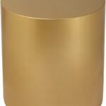 Cylinder Iron End / Side Table